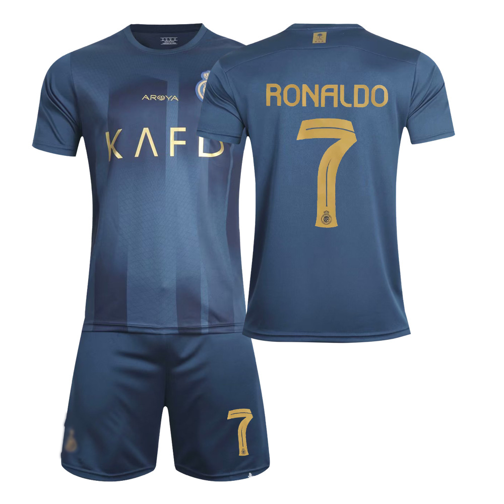 Foreign trade wholesale 2324 new arrival Victory football uniform No. 7 C Luo Jersey 10 Mane adult children suit