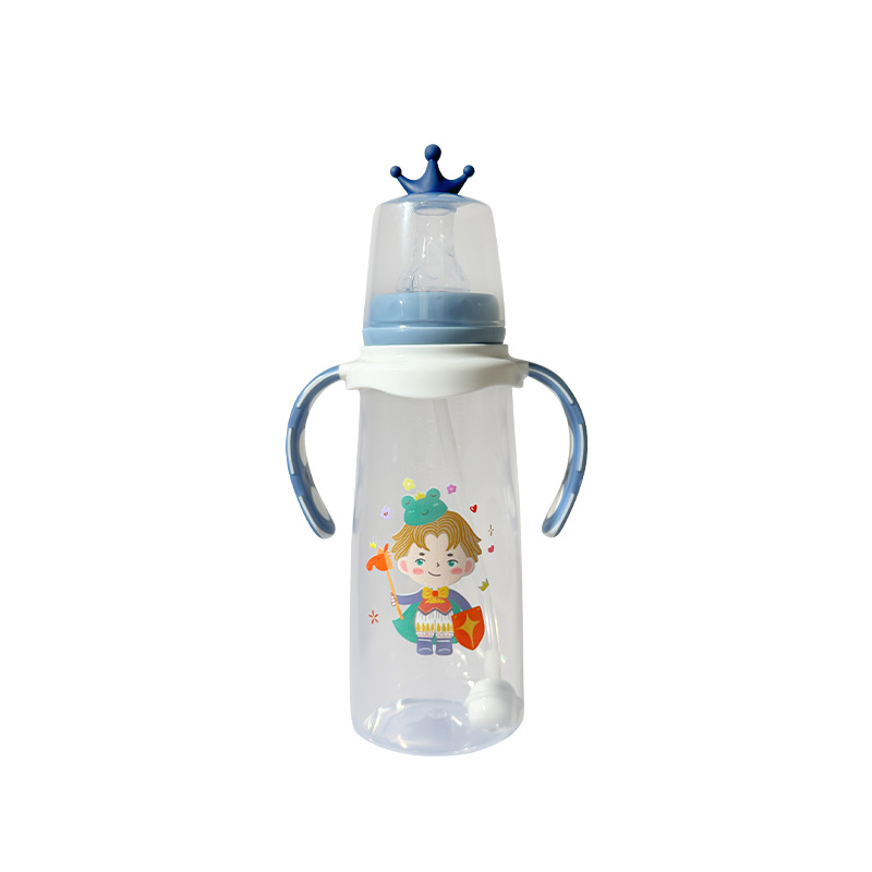 Meiyingtang Baby PP Bottle Baby with Handle Suction Cup Newborn Anti-choking and Drop-resistant Drinking Cup Bottle Wholesale