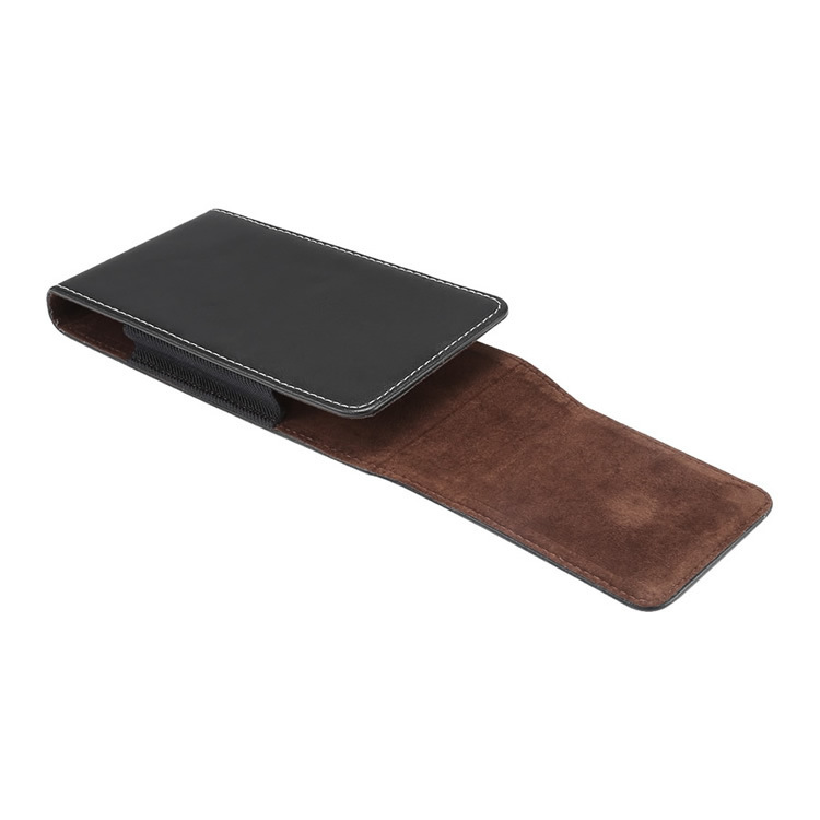 Men's Mobile Phone Pocket Wearing Belt Suitable for Huawei oppo Apple vivo Xiaomi Red Rice Old Age Vertical Leather Case