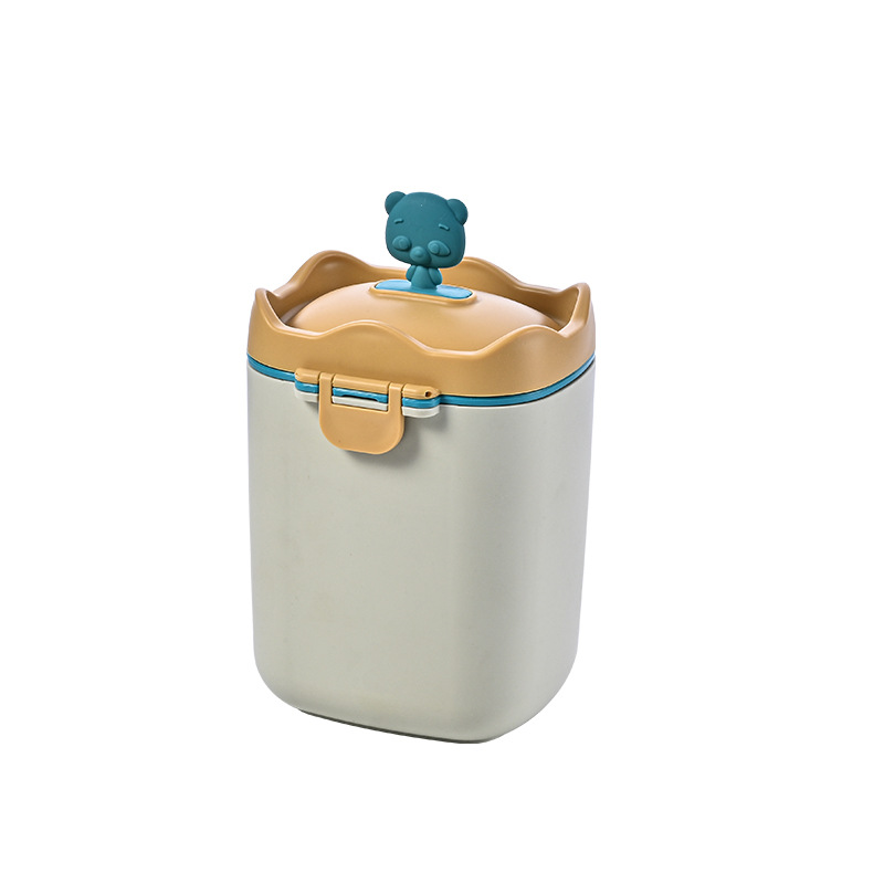 Baby milk powder box portable outdoor sealed moisture-proof sub-packing box storage tank complementary food rice powder boxed milk powder compartment