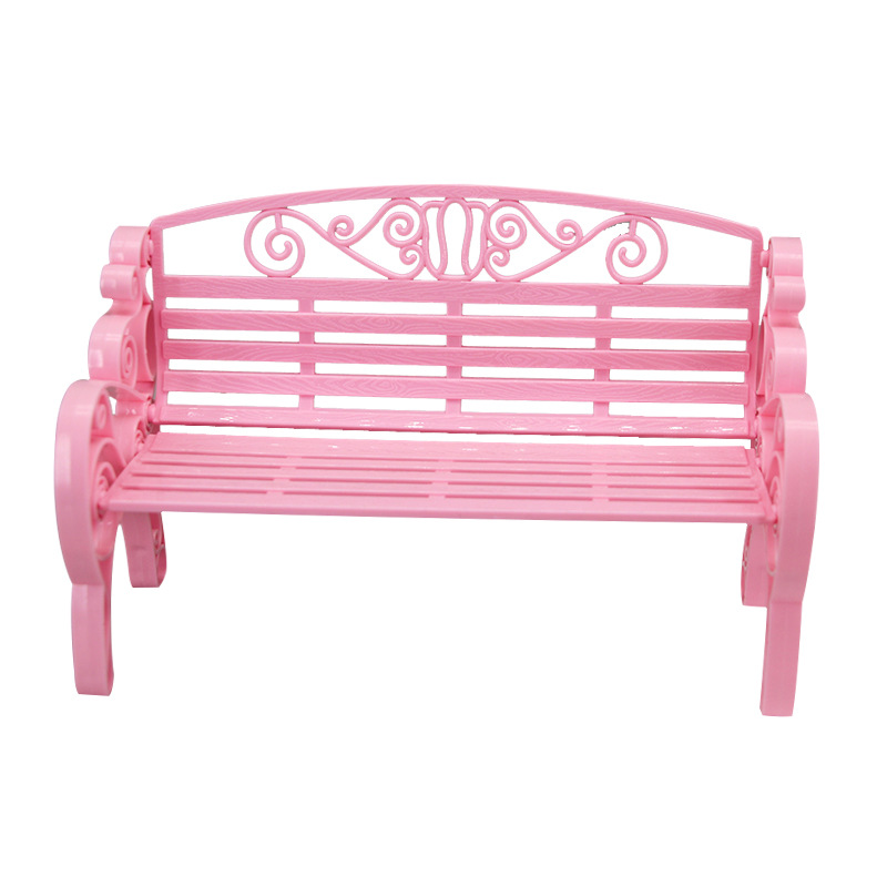 Girl's toy Park Chair 6 points furniture Yangwa shooting props lying long babi soldier doll doll accessories 85g