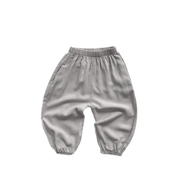 Smooth feeling ~ children's anti-mosquito pants summer boys' and girls' shaking pants Japanese Korean version of loose wide leg pants children's clothing