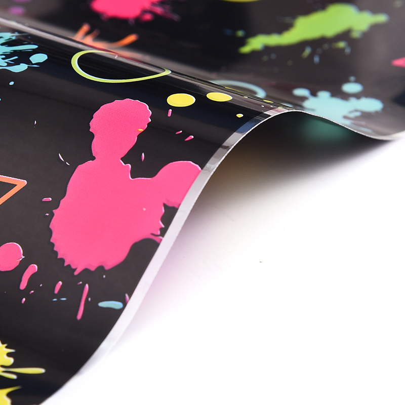 Flower theme color Candy Candy bread bag printed pattern wedding birthday party supplies tie pocket