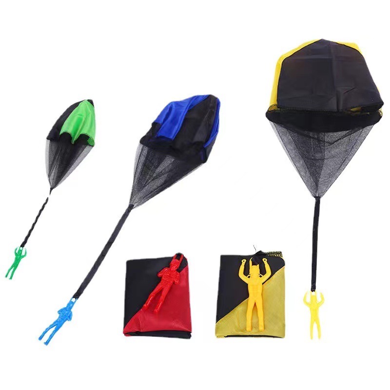 Large Children Hand Throwing Parachute Outdoor Sports Parachute Parent-Child Interactive Game Airdrop Paraglider Wholesale