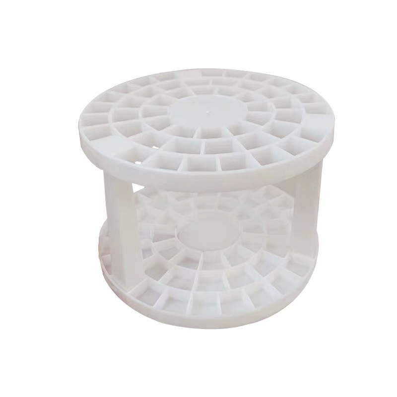 Simple multifunctional plastic pen holder 49 grid large capacity round pen holder desktop eyeliner makeup porous storage