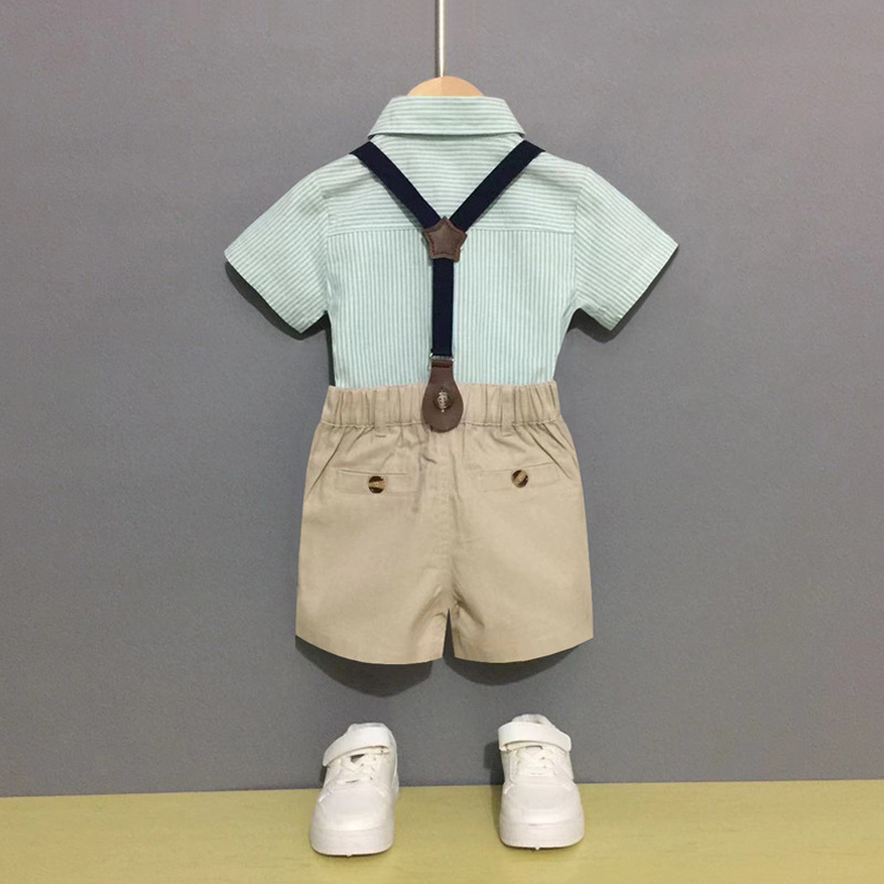 [Cost price] boys' overalls suit summer children's kindergarten performance clothing host children