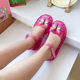 Summer New Small and Medium Girl Sandals and Slippers Rainbow Bow Jelly Shoes Roman Princess Baby Shoes Beach Shoes