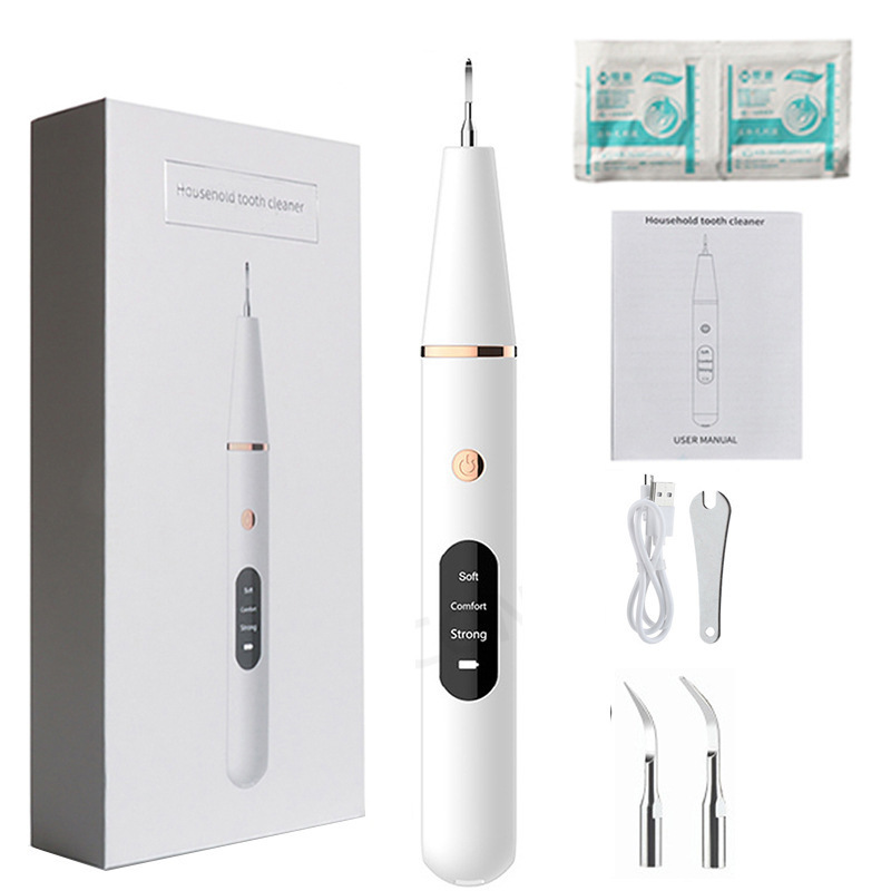 Cross-border New Household Real Ultrasonic Dental Cleaner Multifunctional Portable Tartar Removal Electric Dental Cleaner Tool Wholesale