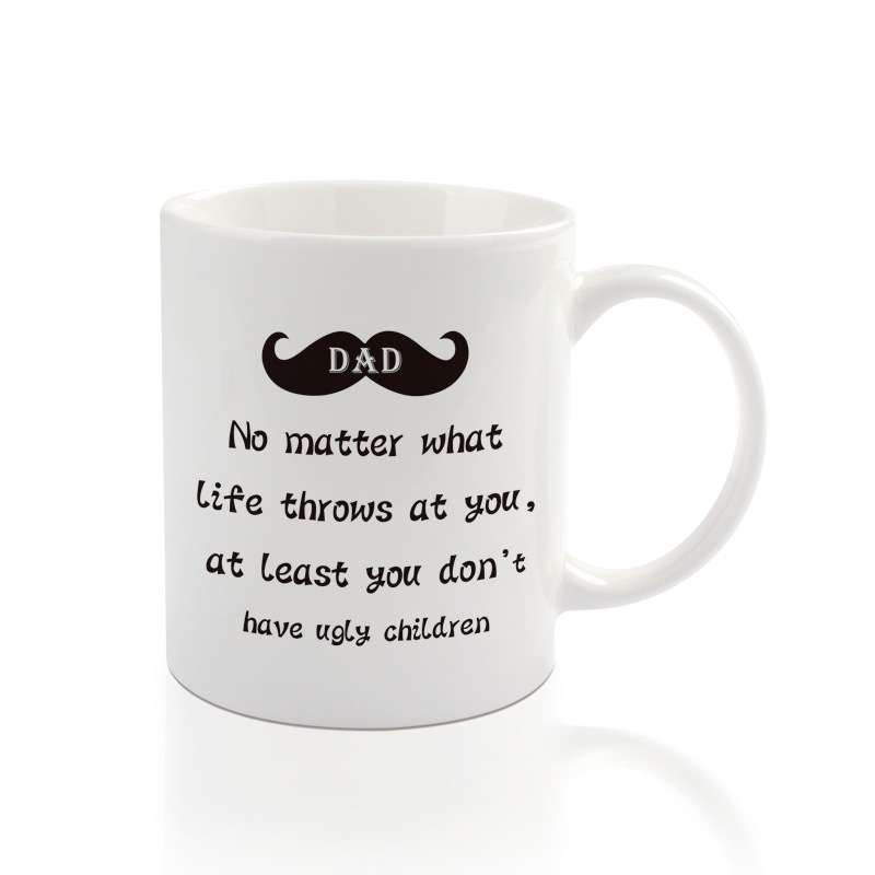 Supply Amazon holiday gift mug custom straight mug printed logo heat transfer customization