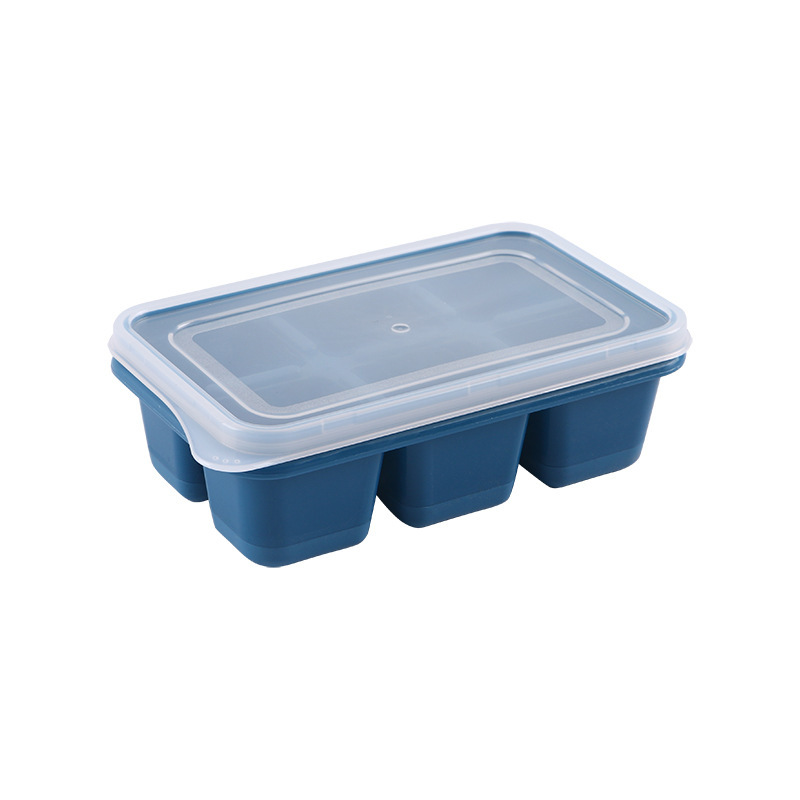Ice Cube Ice Cube Ice Box Freezing Mold Quick Freezer Household Refrigerator Homemade Internet Celebratory Silicone Press Ice Cube with Cover