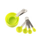 Green measuring cup measuring spoon 8-piece opp package