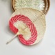 Red-bamboo fan 30*38cm