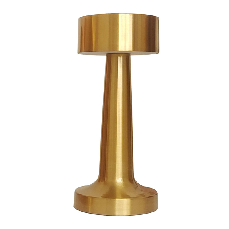 Cross-border retro metal table lamp LED touch rechargeable table lamp hotel bar restaurant bedside atmosphere night light