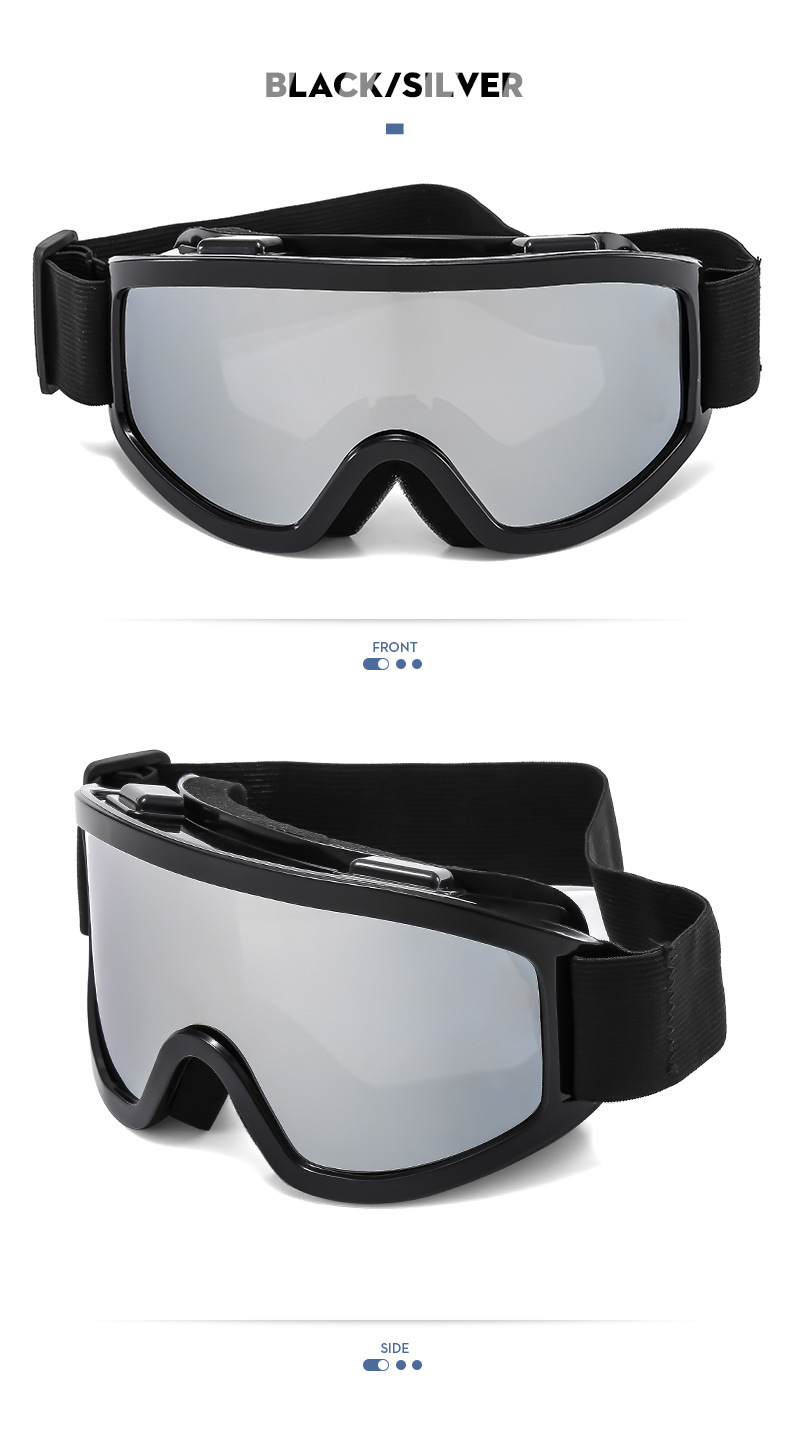 New double-layer anti-fog mountain skiing goggles outdoor large frame anti-wind sand dazzling polarized sports glasses_voghion.com