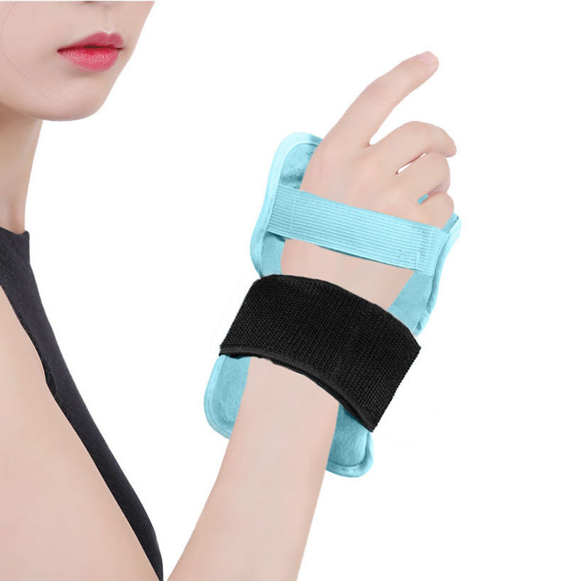 Cold Wrist Protection Sports Belt PVC Gel Plush Cold Compress Hot Compress Breathable Physical Cooling Summer Wrist Protector