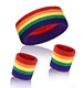 Rainbow Turban Wrist Bracer