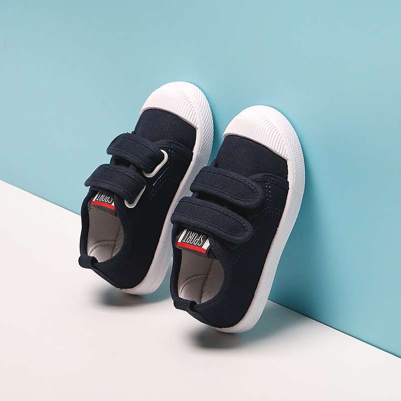 Funny children's shoes Children's canvas shoes boys and girls new soft bottom children's shoes kindergarten indoor shoes Korean autumn