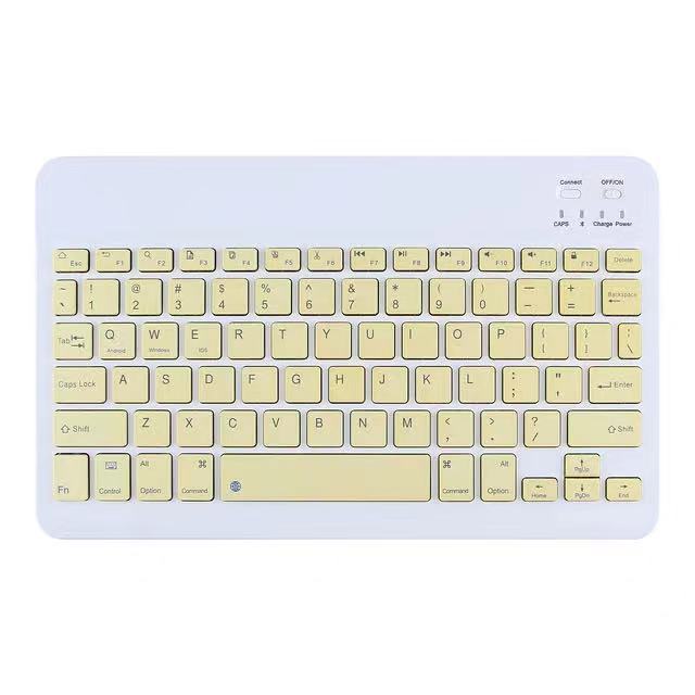 10 inch Bluetooth keyboard yellow