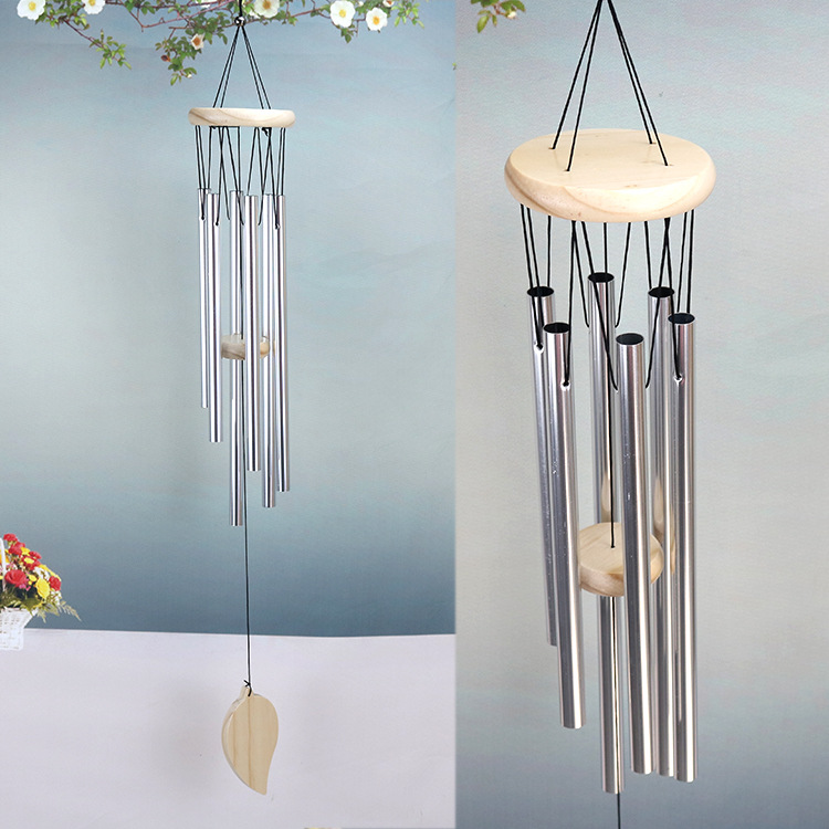 Creative metal wind chime 6 tube wind chime Garden wind chime home balcony door frame hanging gifts gift manufacturers wholesale