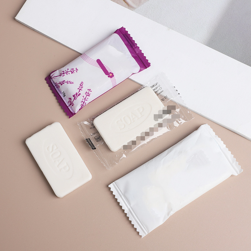Hotel disposable 8g small soap Inn homestay wash soap portable hand soap square soap batch