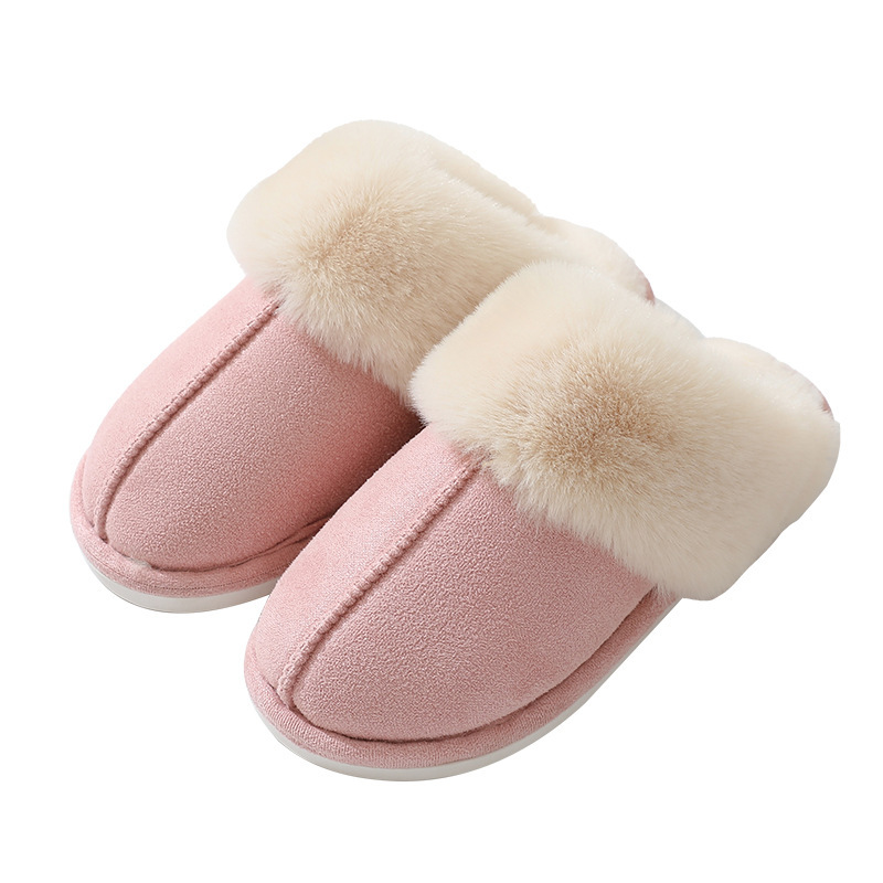 2024 Amazon Cross-border Explosions Winter Home Slippers for Men and Women Couple Indoor and Outdoor Warm Slippers