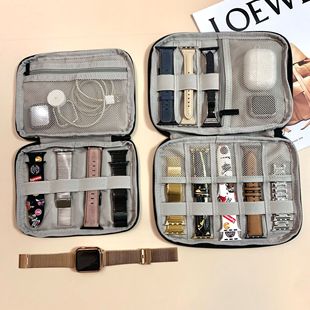 Factory direct apple watch strap storage bag storage bag data cable finishing bag a generation of hair