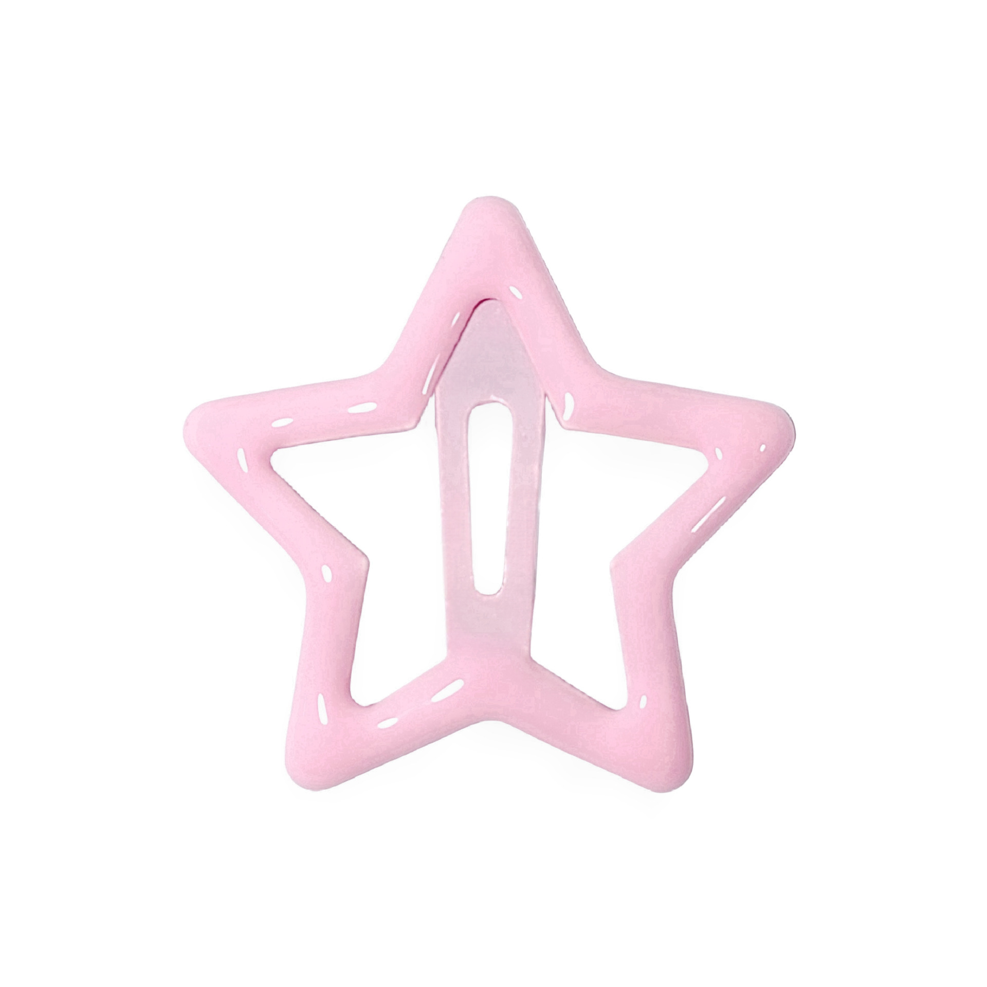 Dopamine star hairpin children's hair accessories color polka dot BB clip bangs side clip five-pointed star hairpin simple headdress