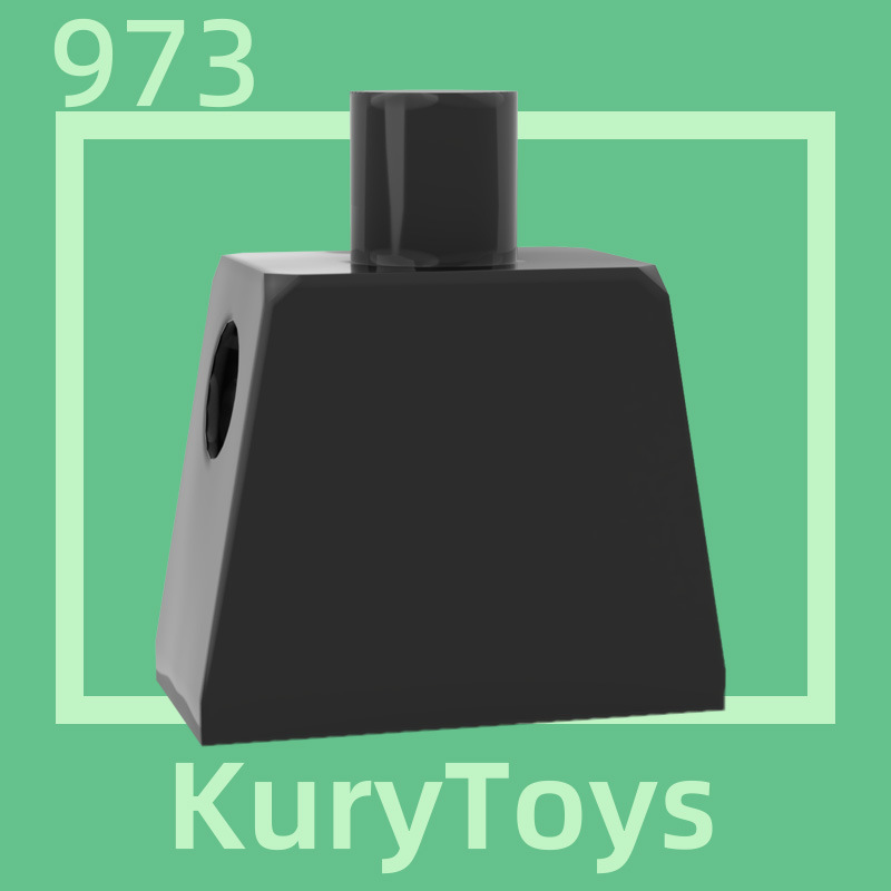 KURY/Kairui Small Particle Building Blocks DIY Parts Compatible with 973 Minor Body Parts MOC