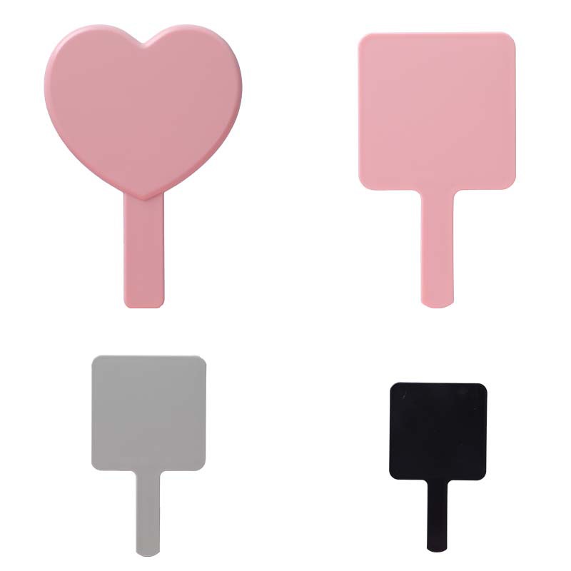 E-Commerce direct sales mirror tremolo live welfare handle mirror activity handheld mirror square makeup mirror love mirror