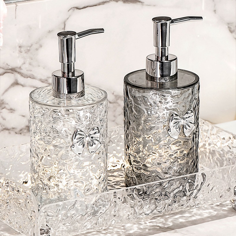 Light luxury foam hand sanitizer bottle subnet red hotel bathroom shower gel empty bottle sub-bottle press bottle bubbler
