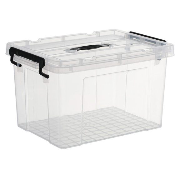 Household Transparent Storage Box Clothes Toy Storage Box Plastic Lid Thickened Extra Large Quilt Storage Box