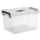 Household Transparent Storage Box Clothes Toy Storage Box Plastic Lid Thickened Extra Large Quilt Storage Box
