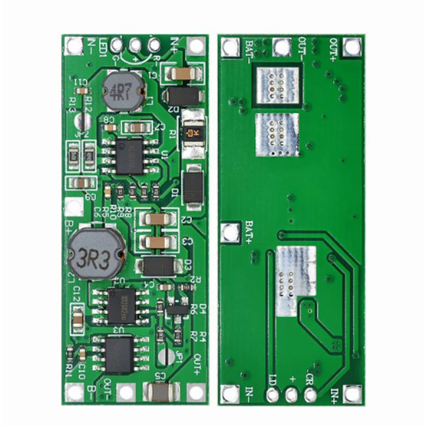 3.7V锂电池 直流DC UPS不间断模块 充电放电升压 9V12V 停电升压