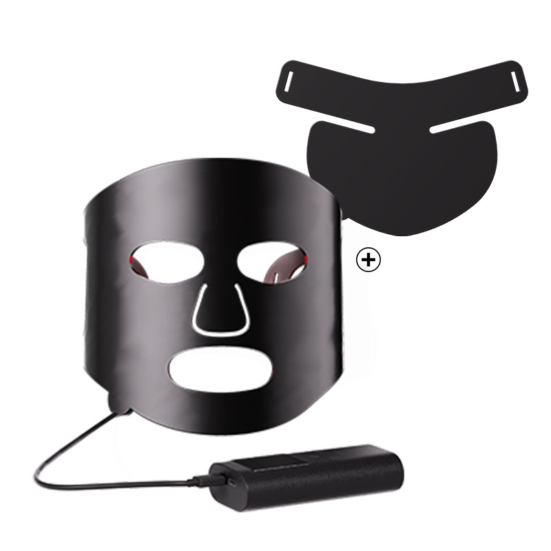 Household Beauty Instrument Acne Removal Face Red Blue Light 7 Color Light Spectrometer Mask Instrument LED Large Row Light Skin Rejuvenation