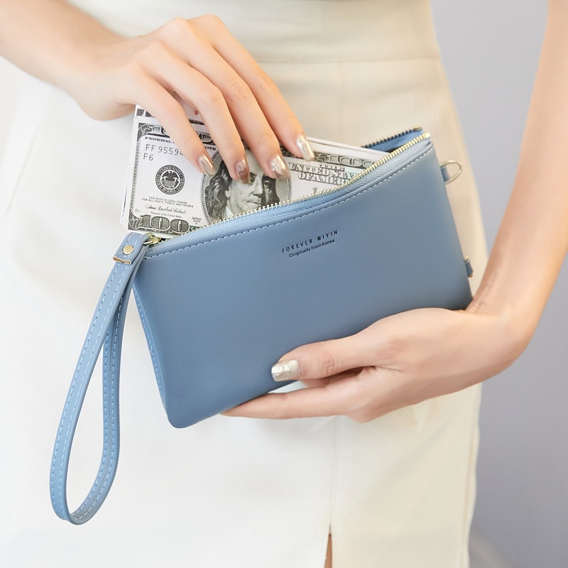 Touch Screen Phone Bag Women's Crossbody 2023 New Solid Color Simple Phone Bag Wallet Women's Korean Mini Shoulder Bag