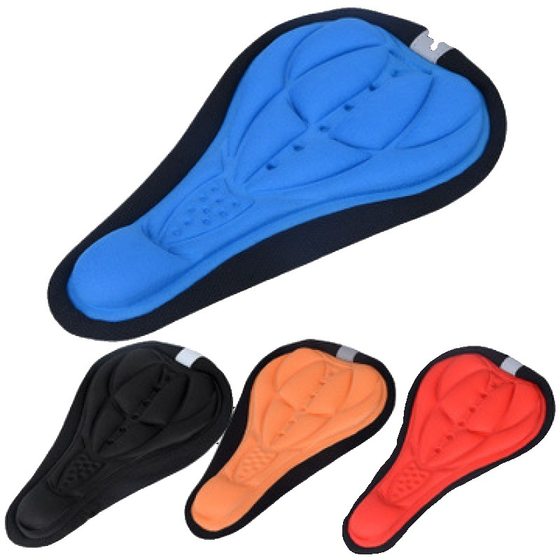 Mountain Bike Cushion 3D Cushion Cover Bicycle Bicycle Thickened Silicone Sponge Cushion Soft Saddle Equipment Accessories Seat Cover