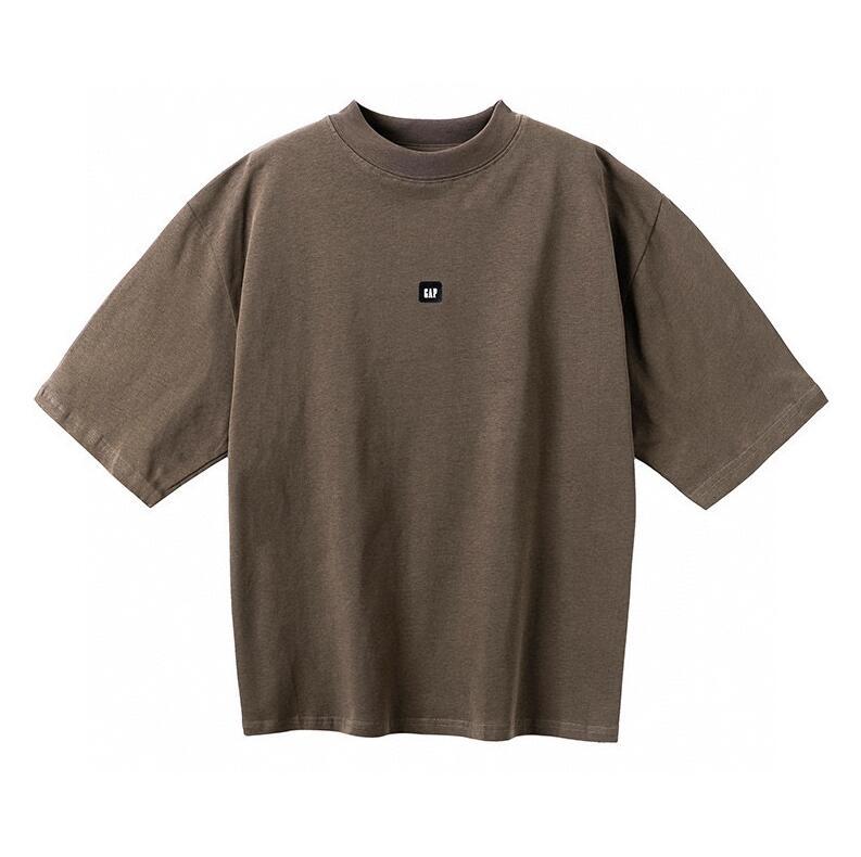 KANYE KANYE Same Style TEE Tripartite Joint Letter Printed Short Sleeve American Fashion Brand High Street Men's and Women's Couples T-shirt