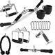 Fitness Equipment accessories gantry V-shaped handle size flying bird rowing high pull rod single and double head rope