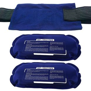 Portable nylon gel ice bag with strap cold and hot compress physiotherapy ice bag reusable cross-border