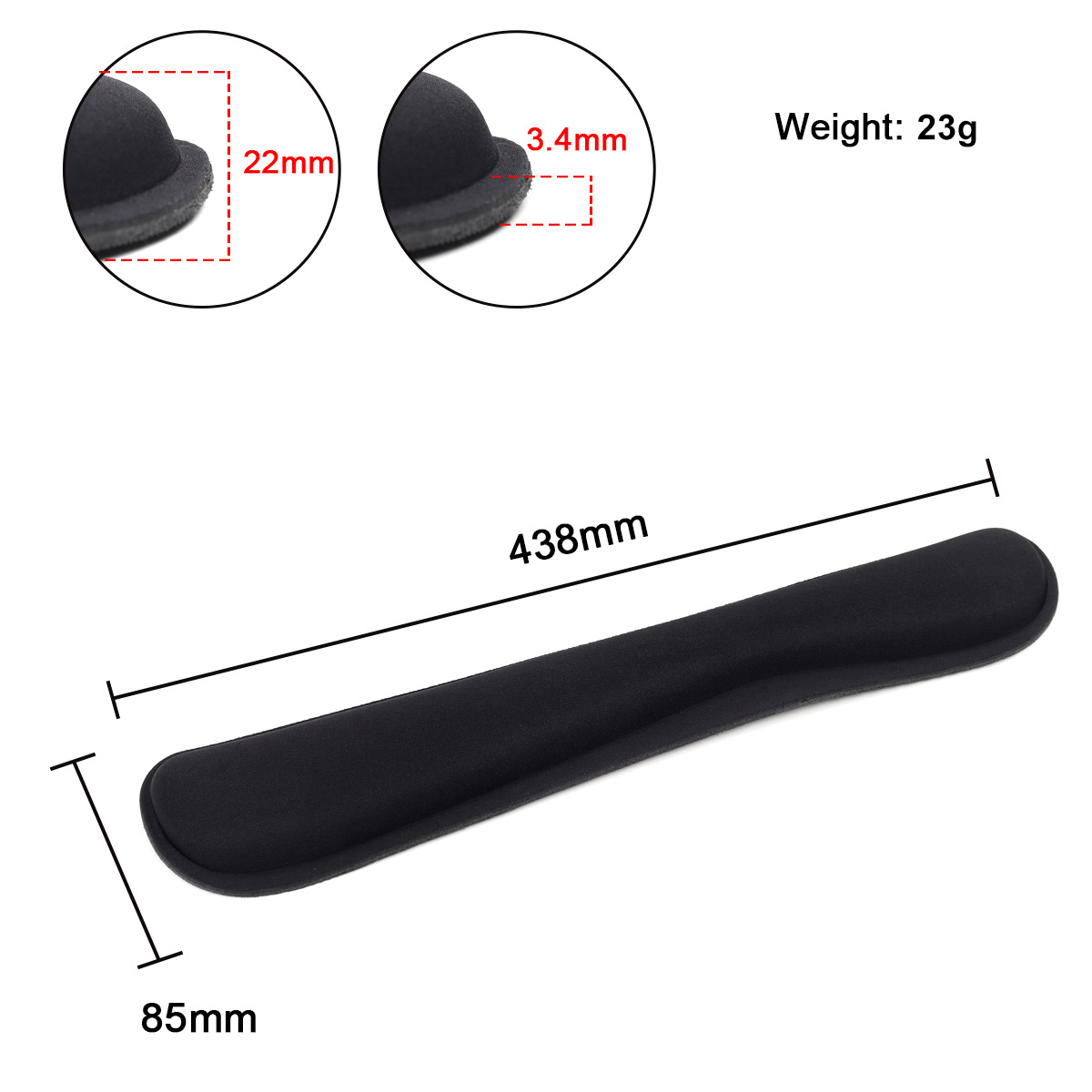 Factory sales EVA E06 wrist guard foam mouse pad game computer office desk pad cross-border mouse pad