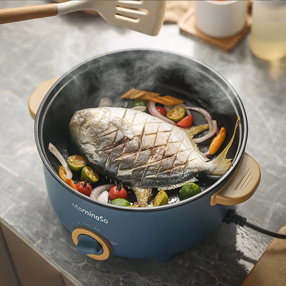 Electric Cooking Pot Multi-functional Household Integrated Electric Hot Pot Student Dormitory Cooking Noodles Small Electric Pot Electric Cooking Pot Electric Cooking Pot