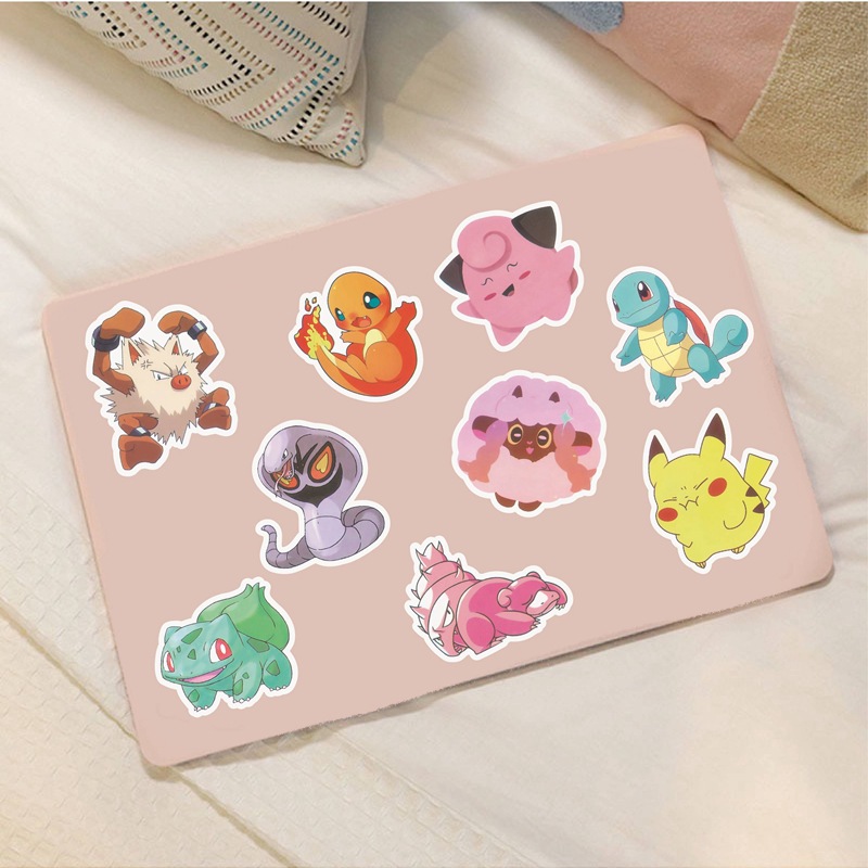 Large pattern 50 magic digital baby hand account stickers cute cartoon elf expression mobile phone case Cup stickers