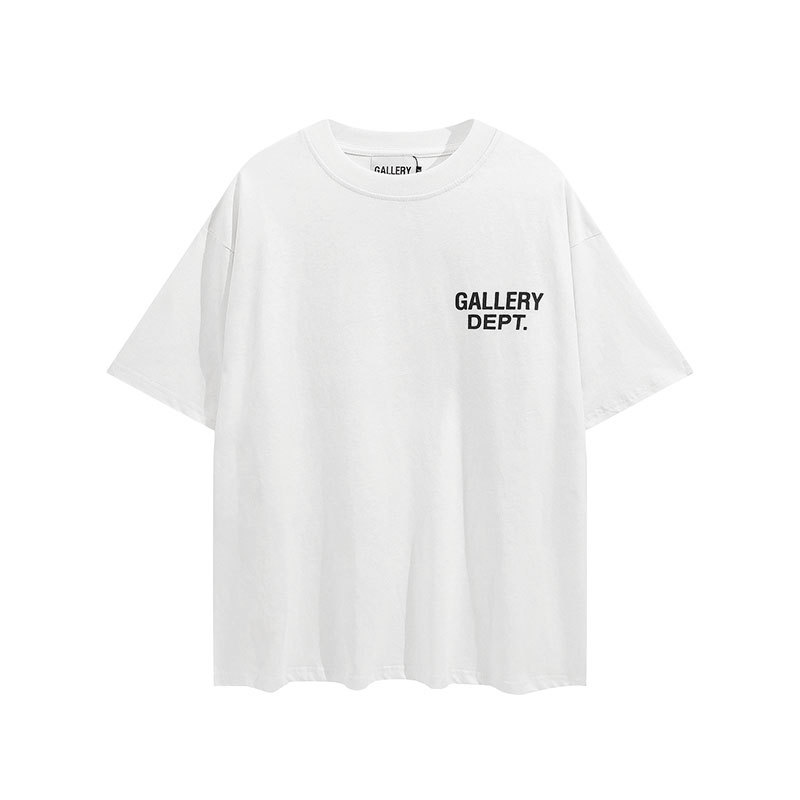 Summer fashion brand GALLERY DEPT letter slogan LOGO printing hip hop men and women casual round neck short sleeve t-shirt