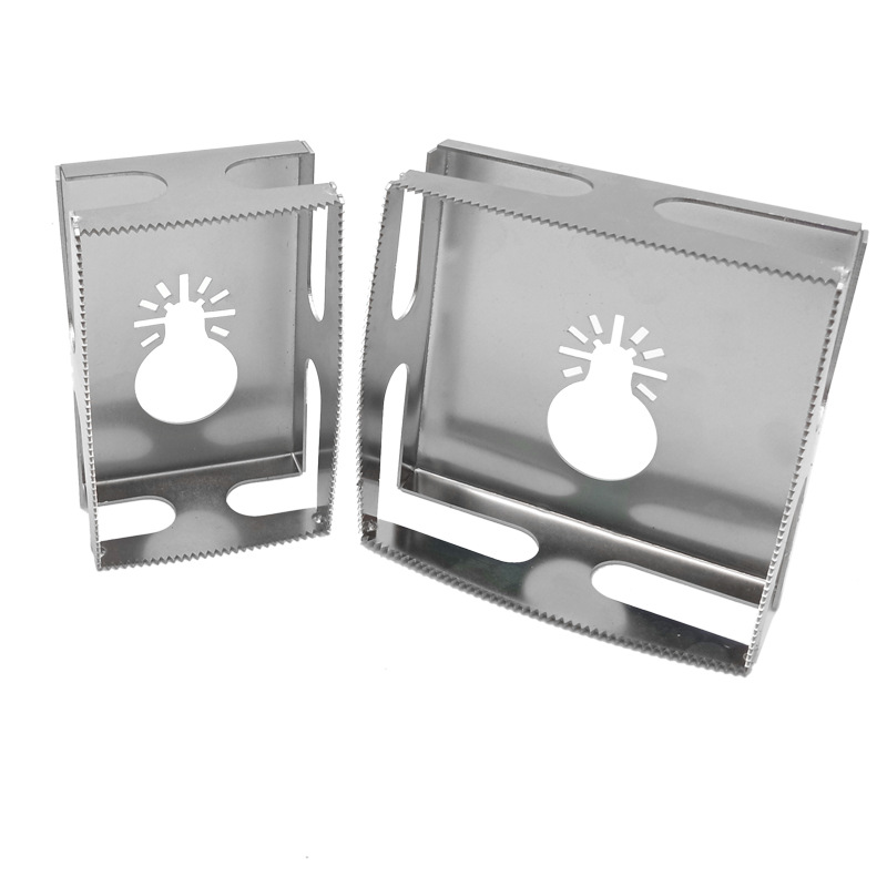 Cross-Border New Square Slot Cutter woodworking Square hole tool Square hole cutting saw blade Square Slot knife
