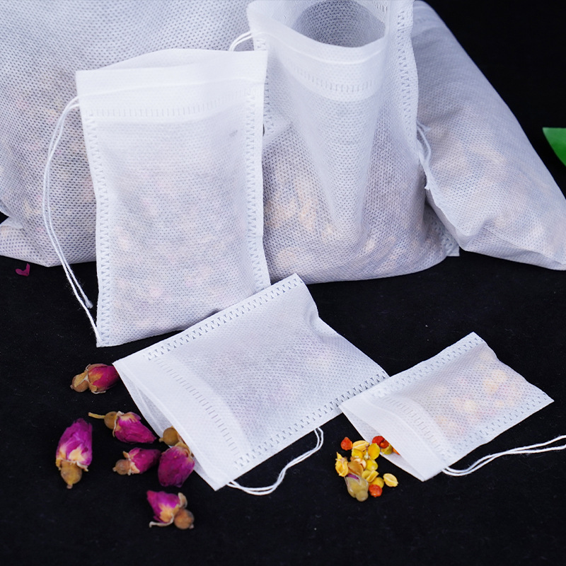 Marinated bag full size disposable tea bag non-woven fabric drawstring bubble tea bag stew bag foot bath bag decocting bag