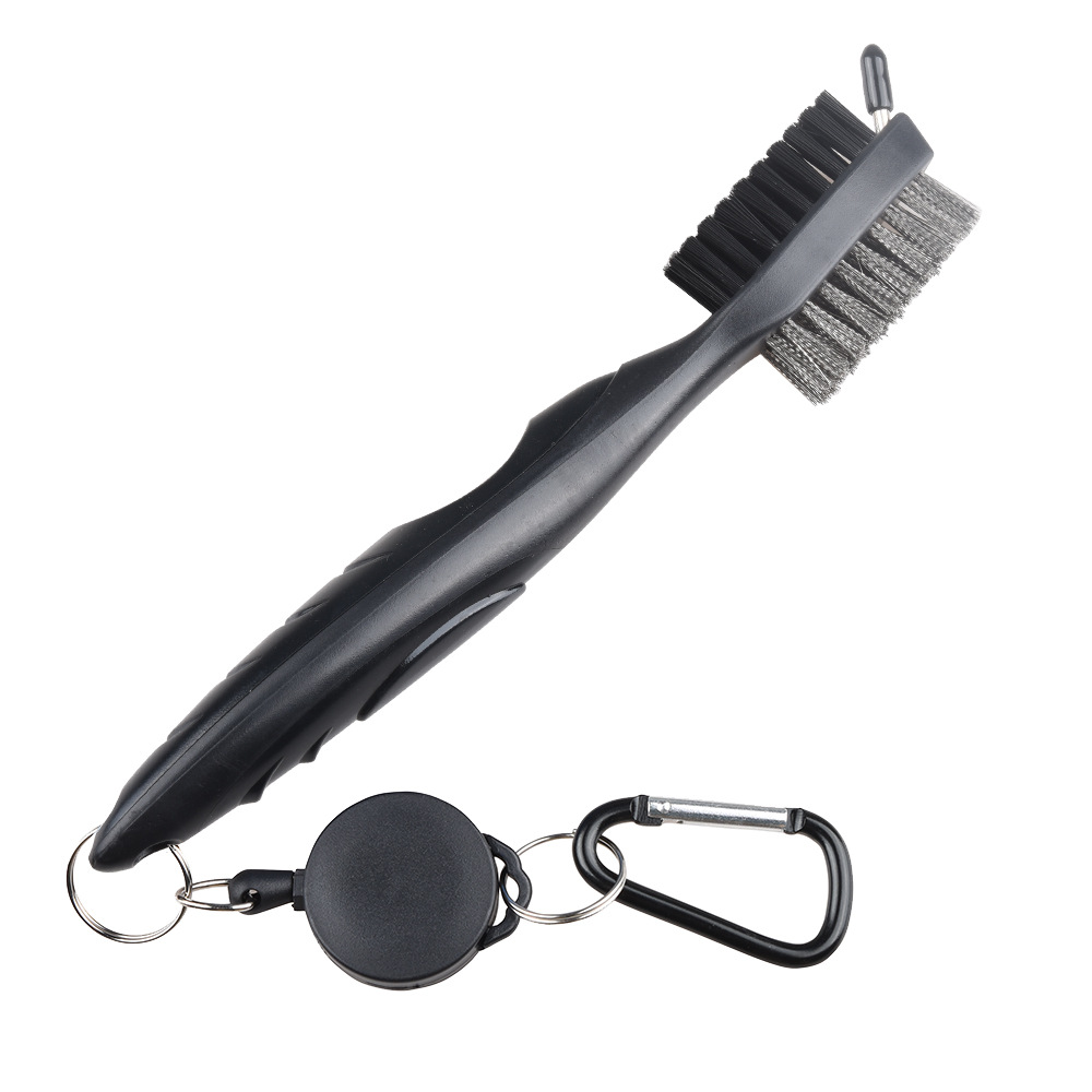 Golf club cleaning brush head cleaning tool double-sided brush three-purpose club cleaning brush Golf accessories