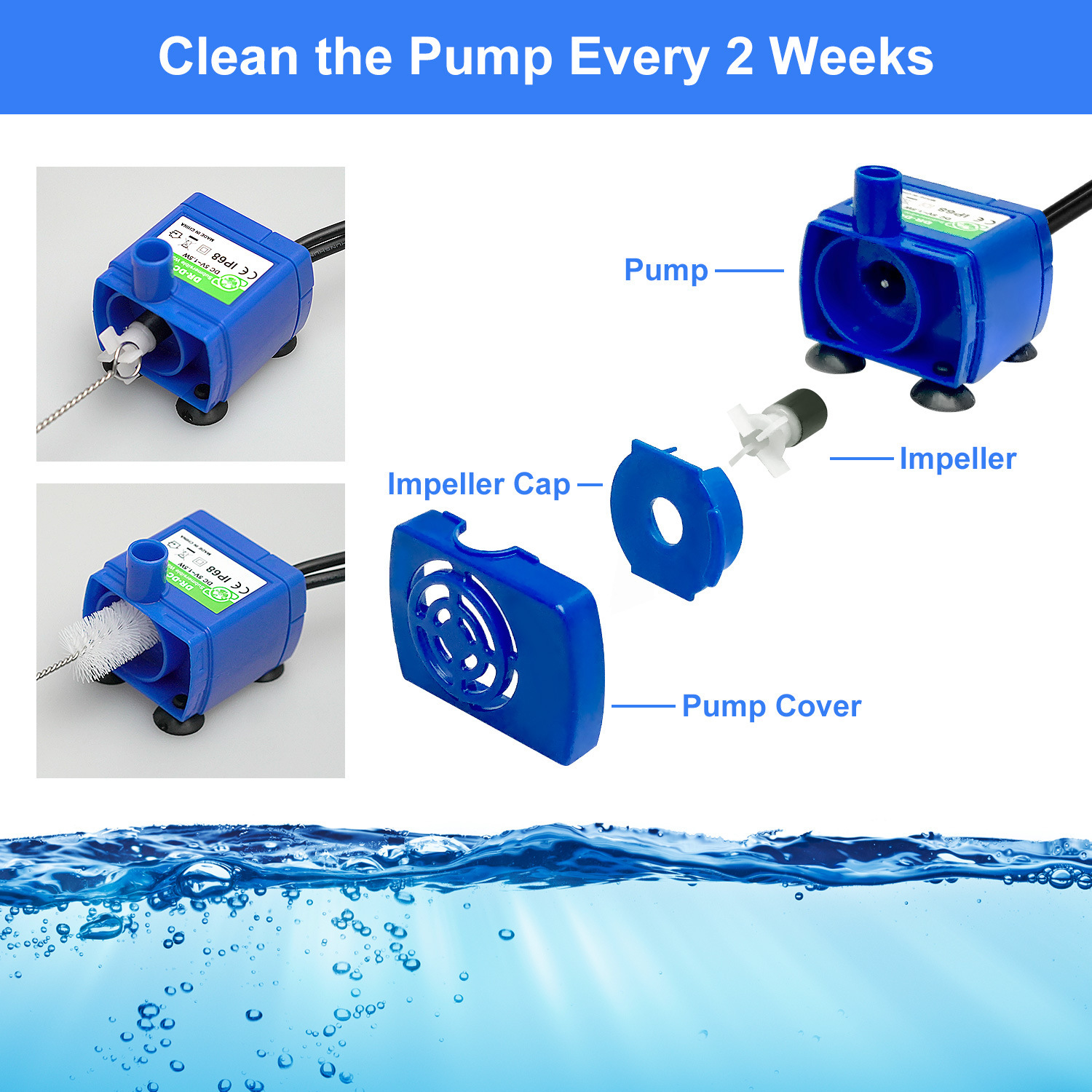 Amazon explosion pet water dispenser water pump USB DC DR-DC160 water pump