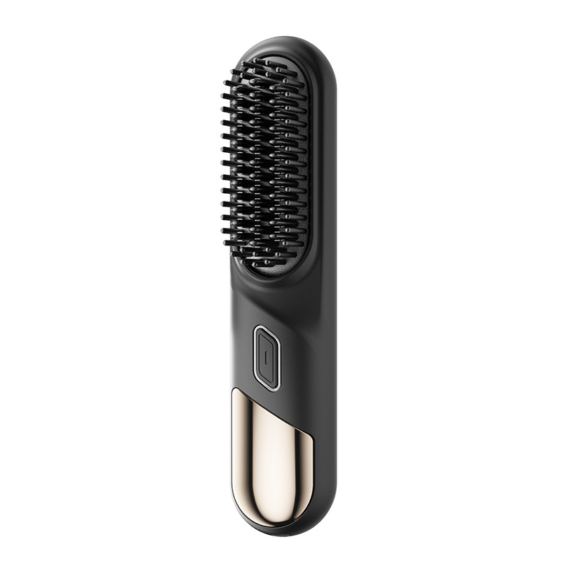 Minhuang Mini Rechargeable Straight Hair Comb Portable Fashion Good Quality Negative Ion Hair Care Softness Hair Care Wireless Straight Hair Comb