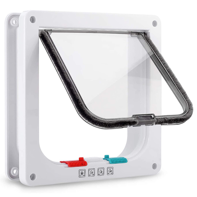 Cat Door Flap pet Door Cat Door opening dog Door two-way free access Door opening installation glass wooden Door