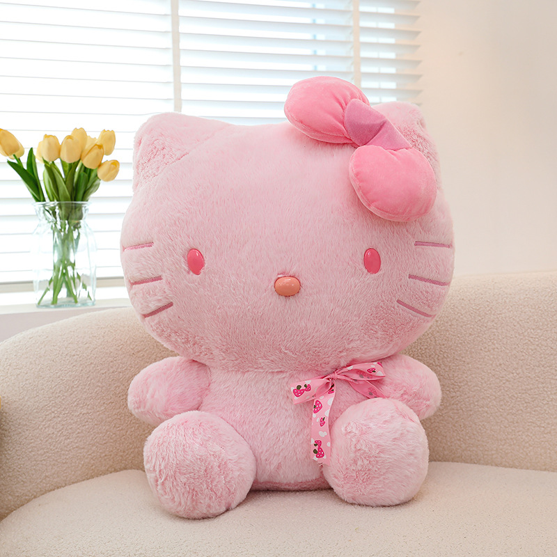 毛絨玩具櫻花KT貓公仔大玩偶娃娃hello kitty婚慶節日生日禮物品